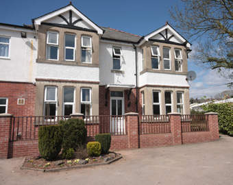 The exterior of Hollylodge EMI Residential Care Home, south Wales